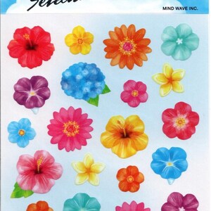 Blumen-Aufkleber - Mind Wave Aufkleber - Referenz # A3960-61