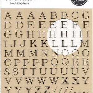 Pegatinas del alfabeto - Pegatinas del ABC - Pegatinas de letras