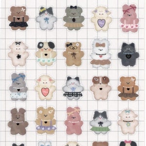Pegatinas de oso - Pegatinas de peluche
