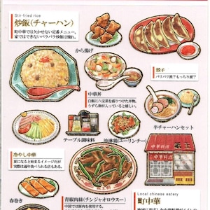 Chinesisches Essen Aufkleber - Papier Aufkleber - Kamio Aufkleber