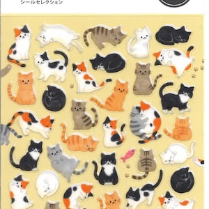 Katzenaufkleber - japanische Aufkleber