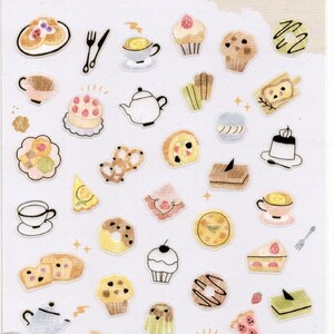 Pegatinas para tartas, dulces y té de la tarde
