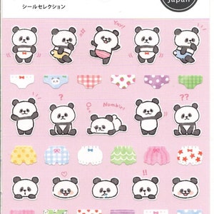 Panda Stickers - Japanische Sticker