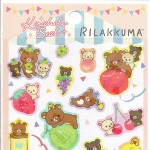 Rilakkuma Stickers - Hologram Stickers