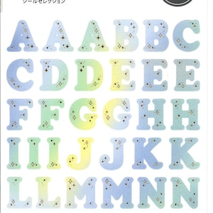 Pegatinas del alfabeto - Pegatinas del ABC - Pegatinas de letras