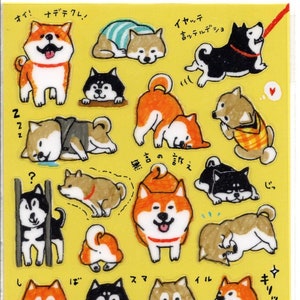 Hunde Aufkleber - Shiba Hund Aufkleber - Shibanban Aufkleber - Japanische Aufkleber