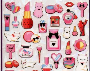 Cat Stickers - Makeup Stickers - Kamio - Reference #A7279-80