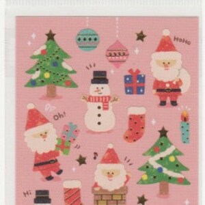 Weihnachtsaufkleber - Santa Aufkleber - Gold Trim - Mind Wave Aufkleber