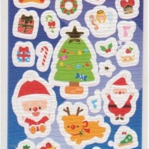 Aufkleber Weihnachten - Sticker Nikolaus - Papiersticker