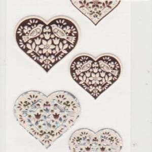 Herz Sticker - Hochzeitssticker