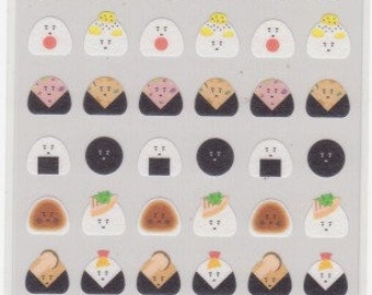 Onigiri Stickers - Japanese Food Stickers - Mind Wave Stickers - Reference L10146