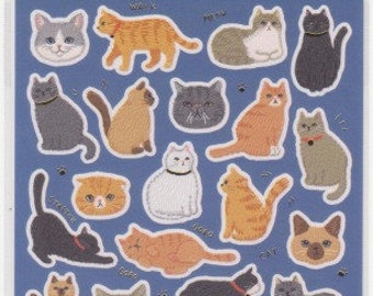 Cat Stickers - Neko Stickers - Japanese Stickers - Mind Wave Stickers - Reference A6467