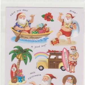 Weihnachtsaufkleber - Santa-Aufkleber - Mind-Wave-Aufkleber