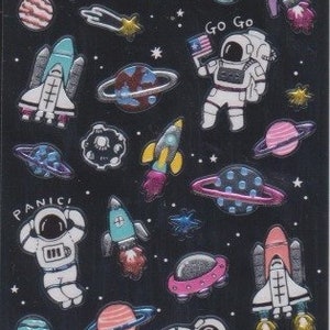 Stickers spatiaux - Stickers astronautes - Mind Wave