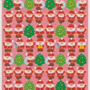 Nikolaus Sticker - Weihnachtssticker - Japanische Sticker -