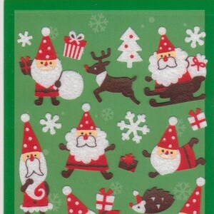 Weihnachten Aufkleber - Santa Aufkleber - Filz Aufkleber - Mind Wave Aufkleber