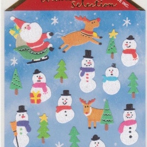 Weihnachtsaufkleber - Schneemann-Aufkleber - Papier-Aufkleber - Mind Wave-Aufkleber