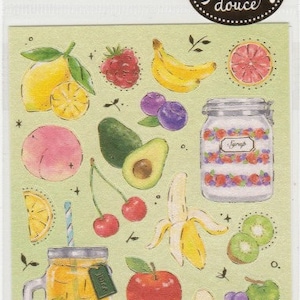 Stickers fruits - Stickers vague d'esprit