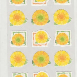 Stickers jolies fleurs - Poinçon