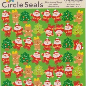 Santa Stickers - Aufkleber Weihnachten