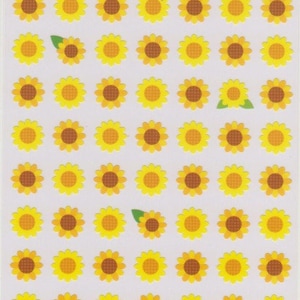 Stickers fleurs - Stickers tournesols - Stickers japonais