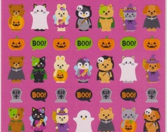 Halloween Stickers - Animal Stickers - Japanese Stickers - Reference #C8747-51