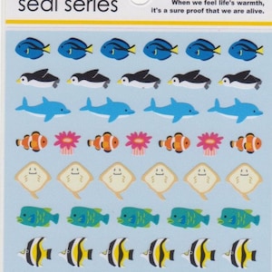 Ozeantier-Aufkleber - Delphin-Aufkleber - japanische Aufkleber