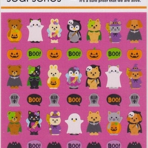 Pegatinas de Halloween - Pegatinas de animales - Pegatinas japonesas