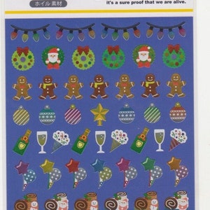 Weihnachtsaufkleber - Glänzende Aufkleber - Referenz C12871-72