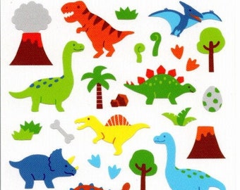 Dinosaurier-Aufkleber - japanische Aufkleber