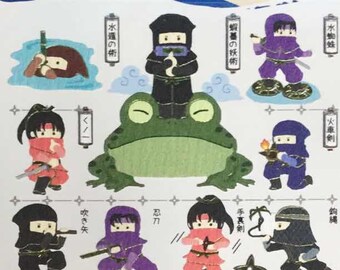Ninja Stickers - Paper Stickers
