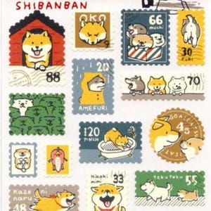 Hund Sticker - Stempel Aufkleber
