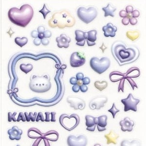 Herz Aufkleber - Bandaufkleber - Assort Stickers - Japanische Aufkleber