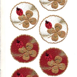 Stickers trèfle - Stickers coccinelles