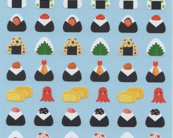 Onigiri Stickers - Japanese Food Stickers