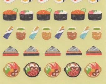 Sushi-Aufkleber - Japanische Lebensmittel-Aufkleber