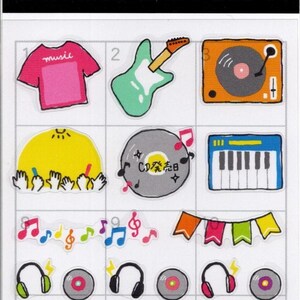 Pegatinas de música - Pegatinas de programación - Pegatinas extraíbles