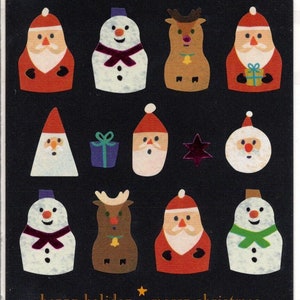 Weihnachtsaufkleber - Santa-Aufkleber - Schneemann-Aufkleber - Mind-Wave-Aufkleber