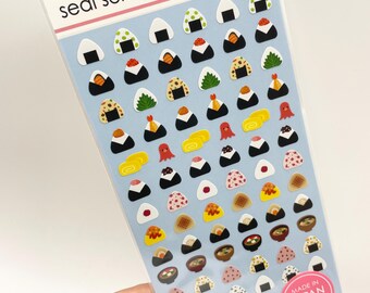 Onigiri Stickers - Japanese Food Stickers