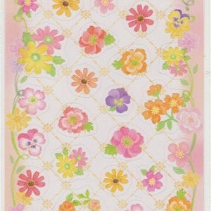 Blumen-Sticker