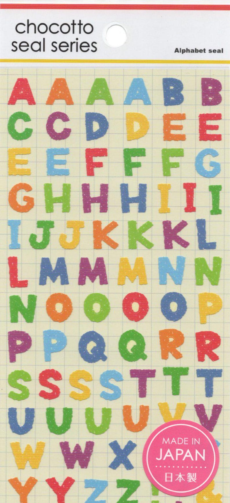Alphabet Stickers - ABC Stickers - Letter Stickers - Etsy