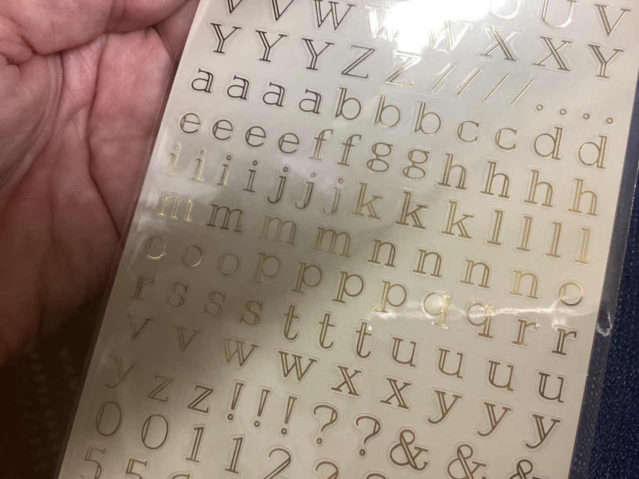Alphabet Stickers - ABC Stickers - Letter Stickers - Etsy