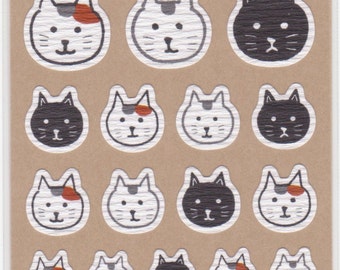 Cat Stickers - Cat Washi Stickers - Reference A7893