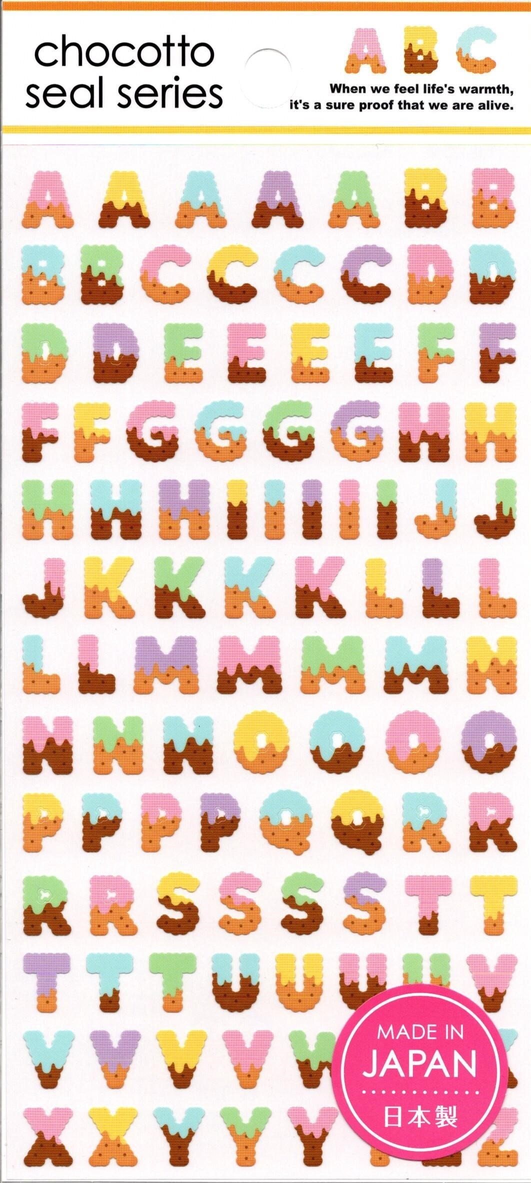 Alphabet Stickers - ABC Stickers - Letter Stickers - Etsy