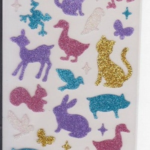 Woodland Stickers - Tieraufkleber - Glitter Stickers - Mind Wave - Referenz F522F760