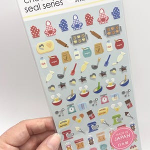 Cooking Stickers - Baking Stickers - Japanese Stickers