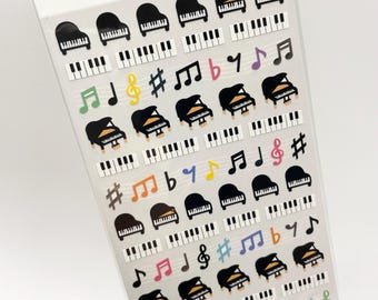 Music Stickers - Piano Stickers