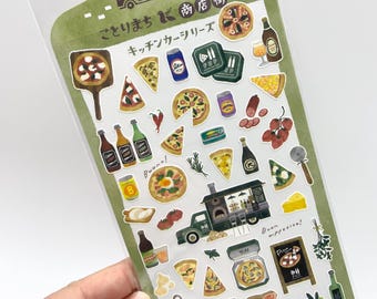 Pizza Shop Stickers - Kotori Machi Stickers - Mind Wave Stickers