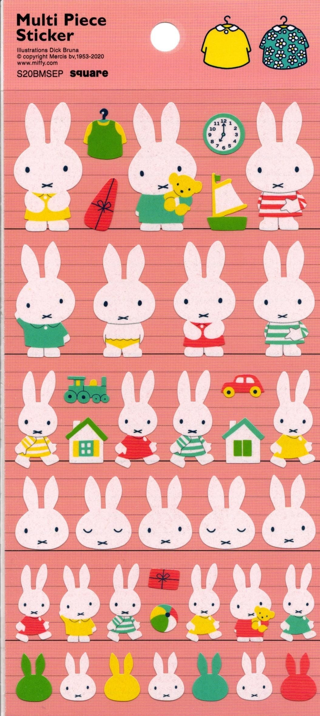 Miffy Stickers - Reference #A3454-57