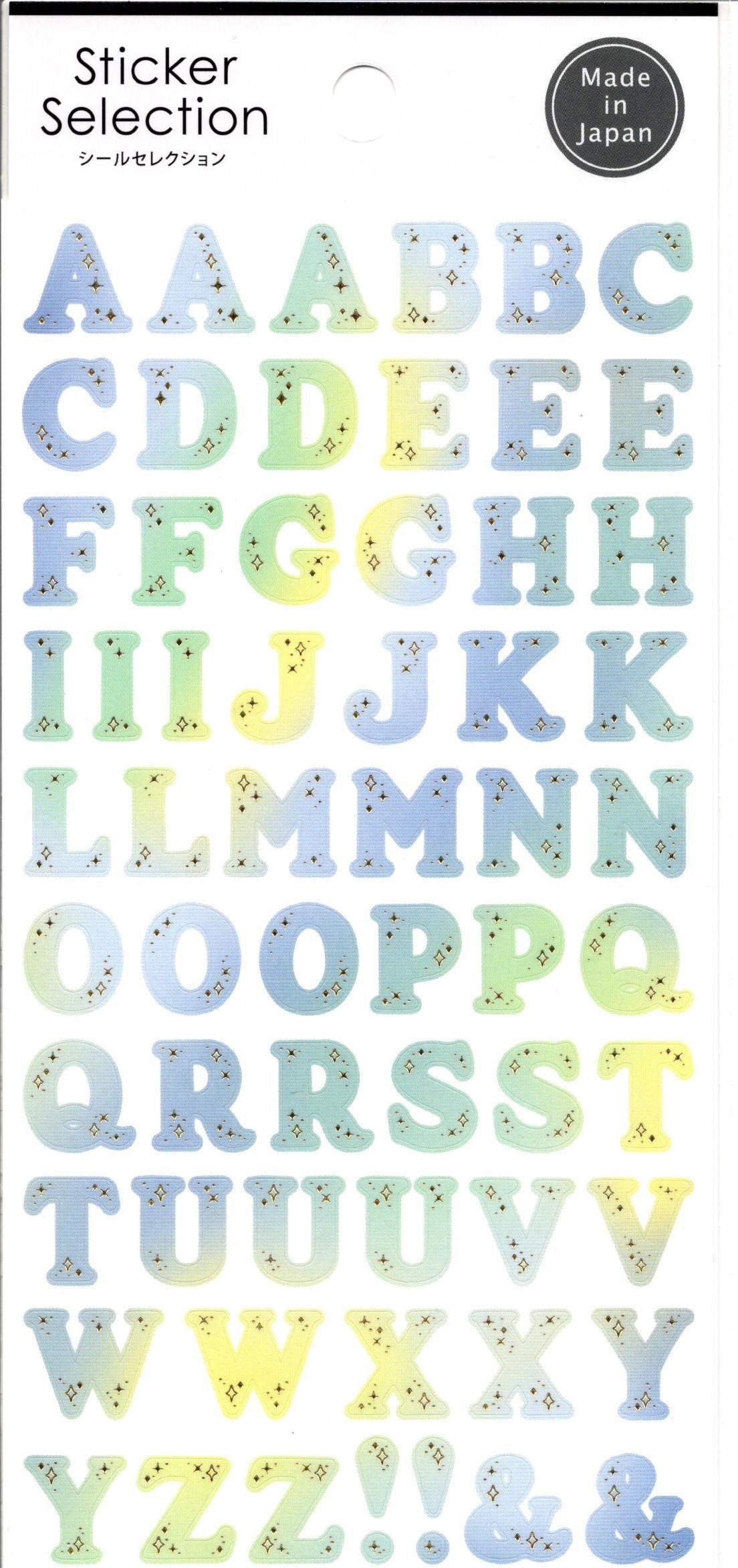 Alphabet Stickers - ABC Stickers - Letter Stickers - Etsy